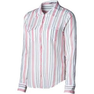 Horny Toad Women's XL Organic Cotton Shirt Button Down Pink Stripe